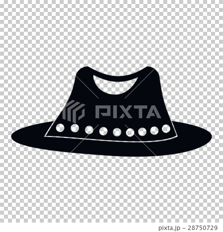 Summer hat icon, simple style Summer hat icon, simple style 28750729
