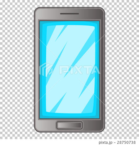Protecting film for phone icon, cartoon style 28750738