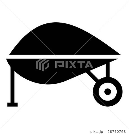 Gardening trolley icon, simple style 28750768