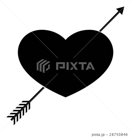 Heart icon, simple style 28750846