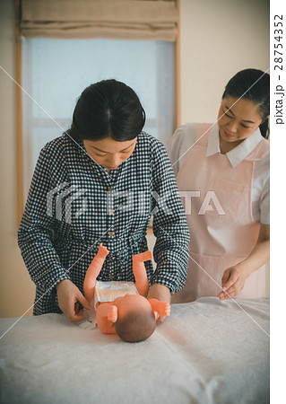woman during pregnancy or shortly after childbirth 28754352