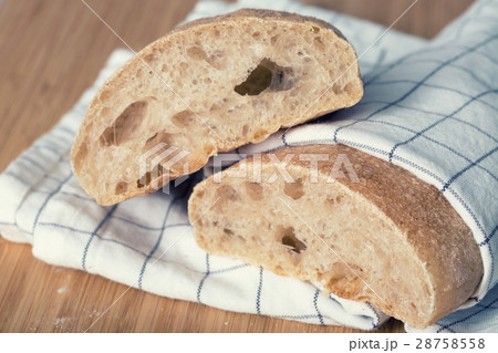 A homemade ciabatta bread A homemade ciabatta bread 28758558
