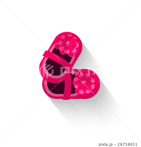 Baby shoes logo symbol isolated white background Baby shoes logo symbol isolated white background 28758951