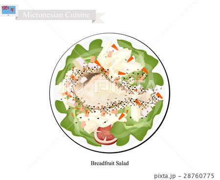 Breadfruit Salad with Chicken, Food in Micronesia Breadfruit Salad with Chicken, Food in Micronesia 28760775