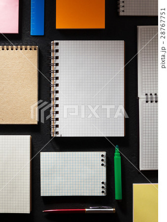 school supplies and notebook 28767751
