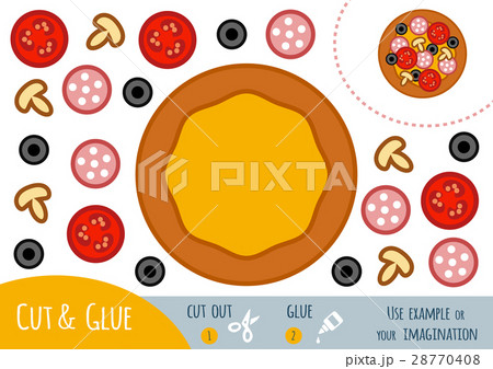 Education paper game for children, Pizza Education paper game for children, Pizza 28770408