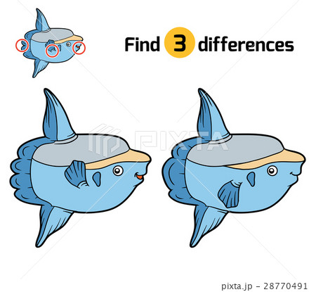 Find differences, Ocean sunfish 28770491