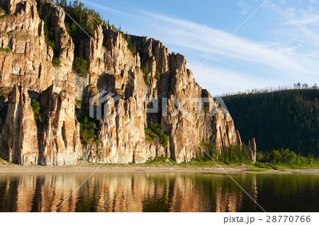 Lena Pillars, national park in Yakutia Lena Pillars, national park in Yakutia 28770766