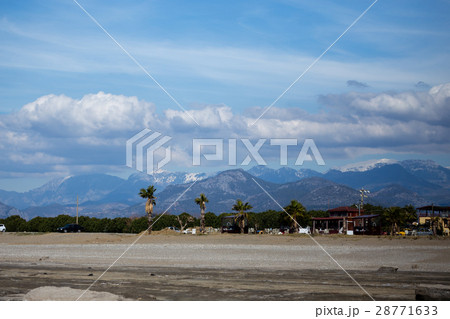 landscape of small mediterranean town Gazipasha 28771633