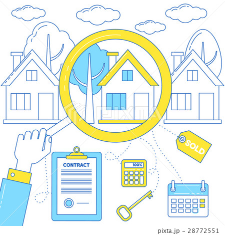 Real estate illustration. Real estate illustration. 28772551