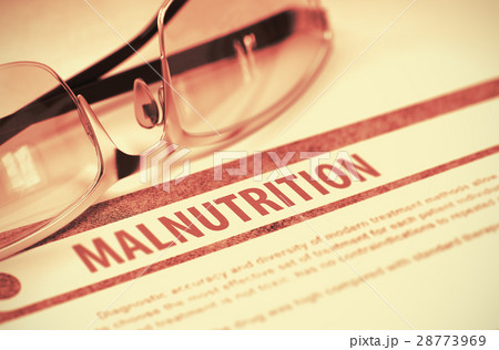 Diagnosis - Malnutrition. Medical Concept. 3D 28773969