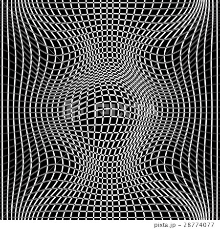 B&W abstract line wave seamless pattern. B&W abstract line wave seamless pattern. 28774077