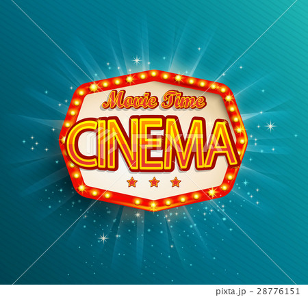 The vintage cinema emblem The vintage cinema emblem 28776151