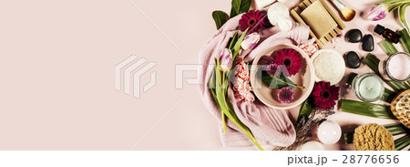 Spa background. Flat lay 28776656