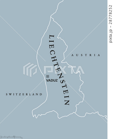 Liechtenstein political map 28778252