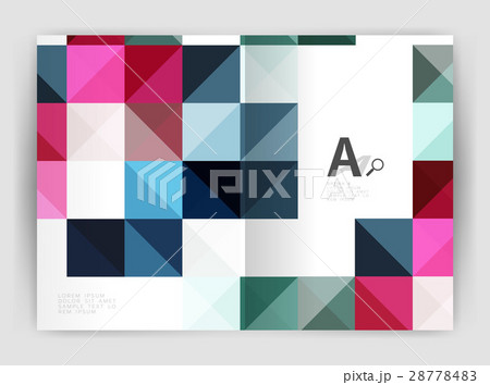 Modern minimalistic geometrical square business 28778483