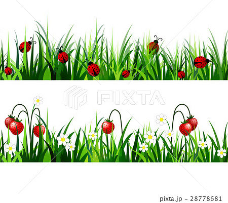 Green Grass seamless set 28778681