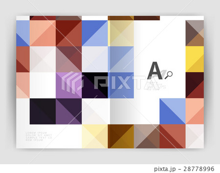 Vector square template background 28778996