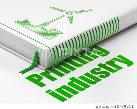 Manufacuring concept: book Windmill, Printing 28779011