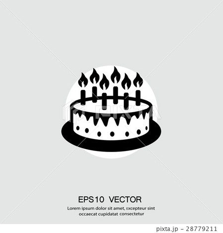 Pictograph Of Cakeのイラスト素材 28779211 Pixta