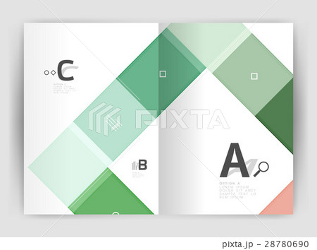 Business a4 business brochure geometrical template 28780690