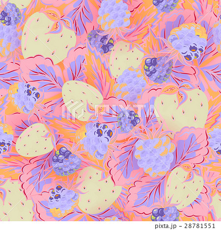 Seamless pattern of realistic image delicious ripe Seamless pattern of realistic image delicious ripe 28781551