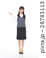 事務服の若い女性 全身 28783113