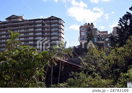 台湾　台北市　北投温泉　温泉街 28783166