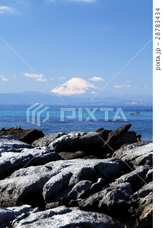 天神島から見える富士山(横須賀市) 天神島から見える富士山(横須賀市) 28783434