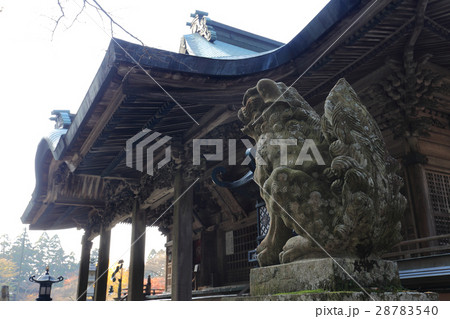 四国別格二十霊場第15番札所「箸蔵寺」晩秋の御本殿 28783540