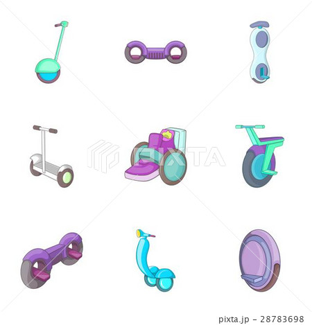 Giroboard icons set, cartoon style Giroboard icons set, cartoon style 28783698