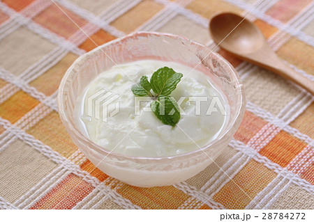 ヨーグルトとスペアミント ヨーグルトとスペアミント 28784272