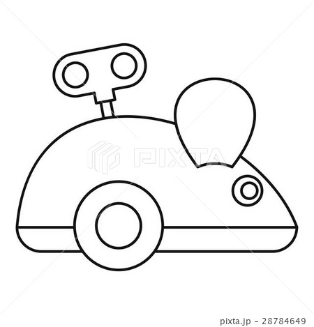 Clockwork mouse icon, outline style 28784649