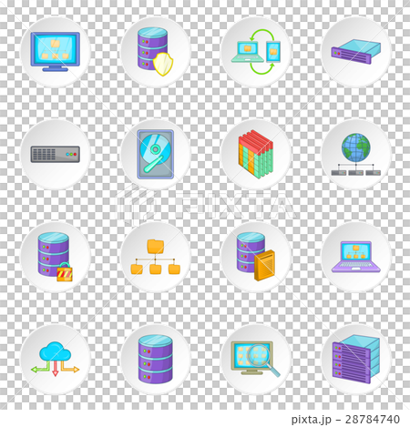 Data base icons set - Stock Illustration [28784740] - PIXTA