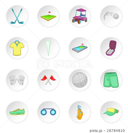 Golf icons set Golf icons set 28784810