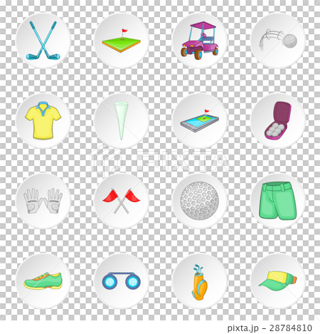 Golf icons set Golf icons set 28784810