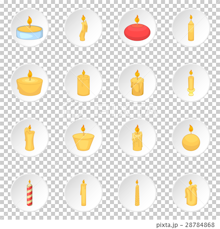 Different candle icons set Different candle icons set 28784868