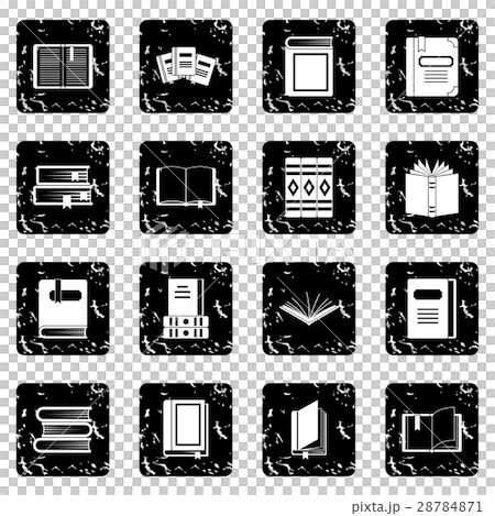 Books icons set Books icons set 28784871