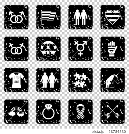 Lgbt icons set Lgbt icons set 28784880