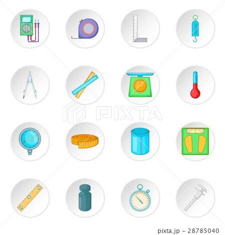 Measure tools icons set Measure tools icons set 28785040