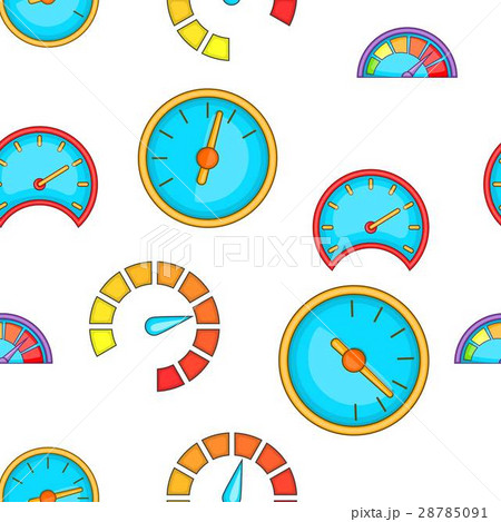 Speedometer pattern, cartoon style Speedometer pattern, cartoon style 28785091