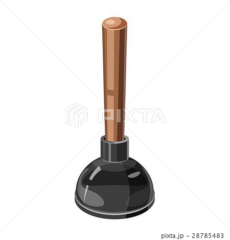 Cup plunger icon, cartoon style Cup plunger icon, cartoon style 28785483
