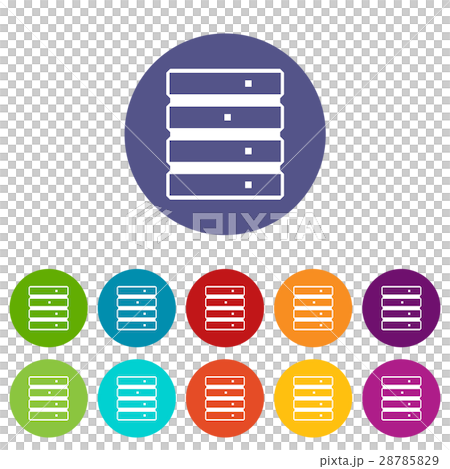 Database set icons 28785829