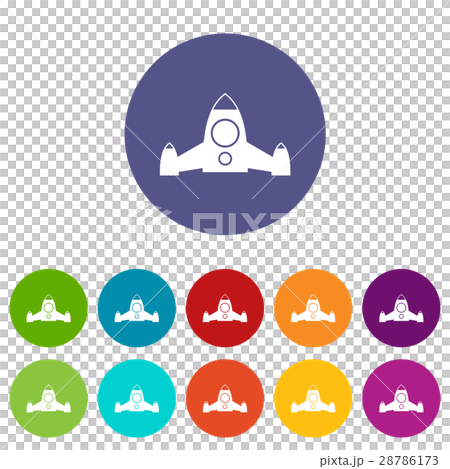 Rocket set icons Rocket set icons 28786173
