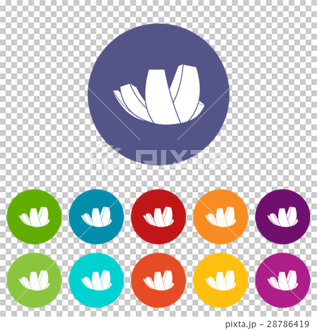 ArtScience Museum in Singapore set icons ArtScience Museum in Singapore set icons 28786419