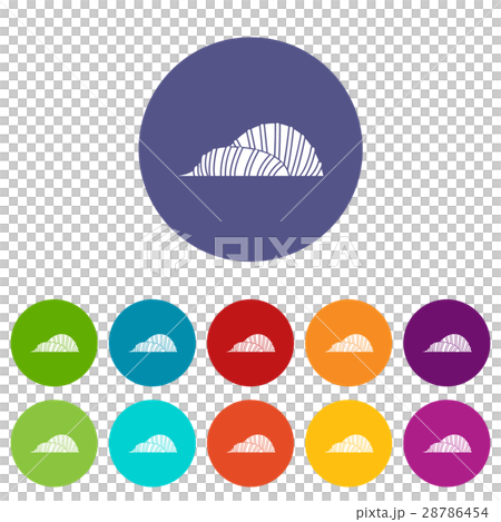 Cloud Forest and Flower Dome, Singapore set icons 28786454