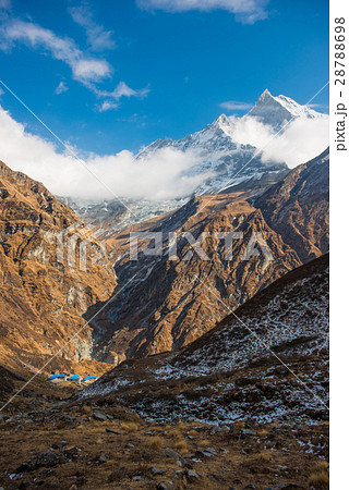 Machhapuchhre beautiful snow mountain  28788698