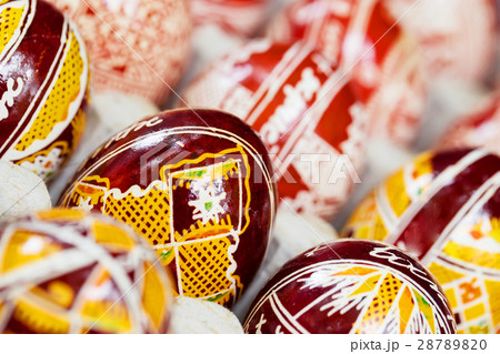 The painted Easter eggs 28789820