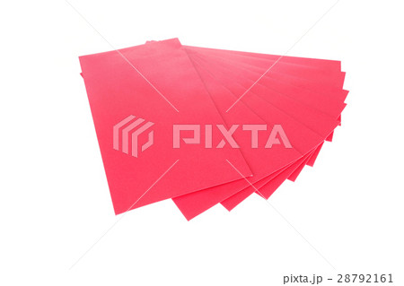 red envelope isolated on white background 28792161