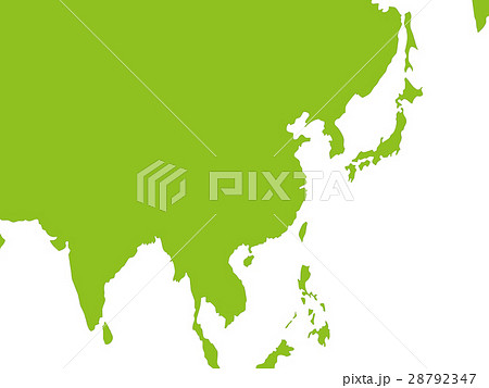 アジア 東南アジア 日本地図 東アジア 世界地図のイラスト素材